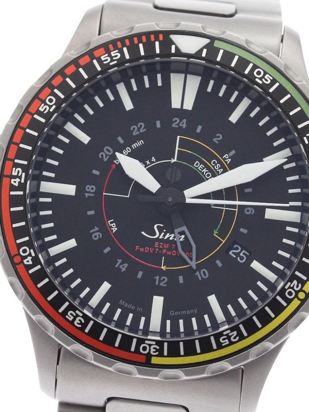 Sinn Instrument watch 857.EZM7 Date black Dial Automatic Men's Watch_958406